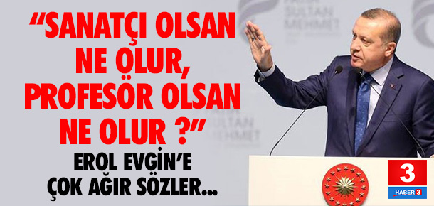 Erol Evgin&#039;den Erdoğan&#039;a yanıt - Resim : 2