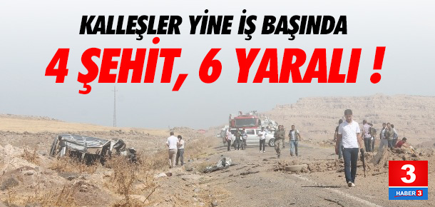 PKK önce Mardin&#039;de ardından Şırnak&#039;ta saldırdı: 10 şehit - Resim : 1