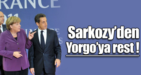 Sarkozy'den Yunanistan'a rest