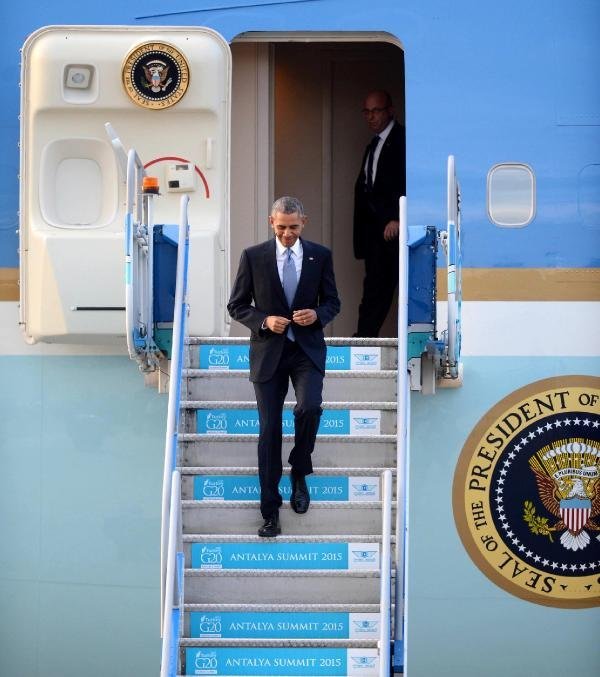 Obama Türkiye'ye böyle geldi !