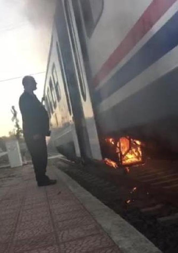 Yolcu treninde yangın dehşeti !