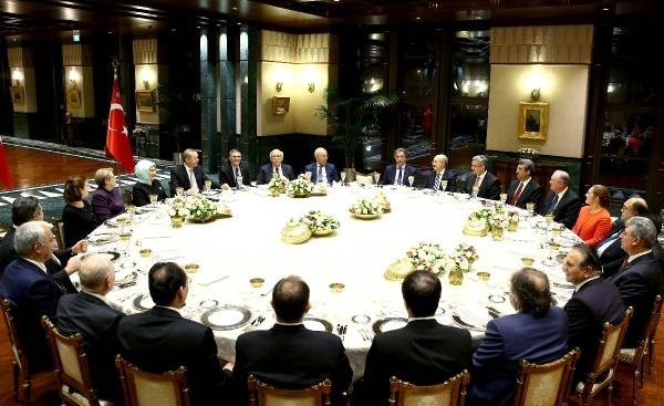 Cumhurbaşkanı Erdoğan'dan Aziz Sancar Onuruna Akşam Yemeği