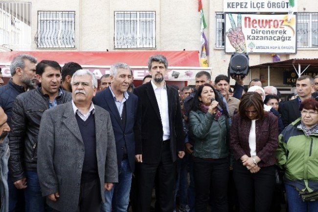 Polis müdürü HDP'lilerin Nevruz kutlamasına izin vermedi