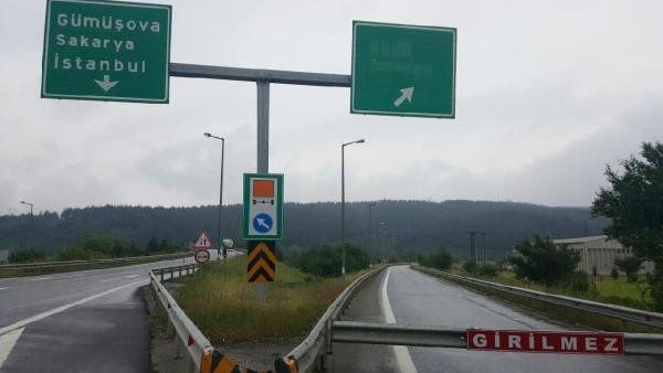 Bolu Dağı Tüneli Ankara yönü trafiğe kapatıldı