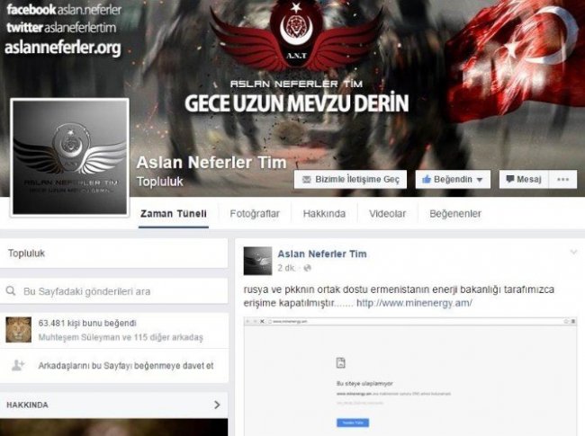 Türk hackerlerdan Ermenistan'a kötü haber !
