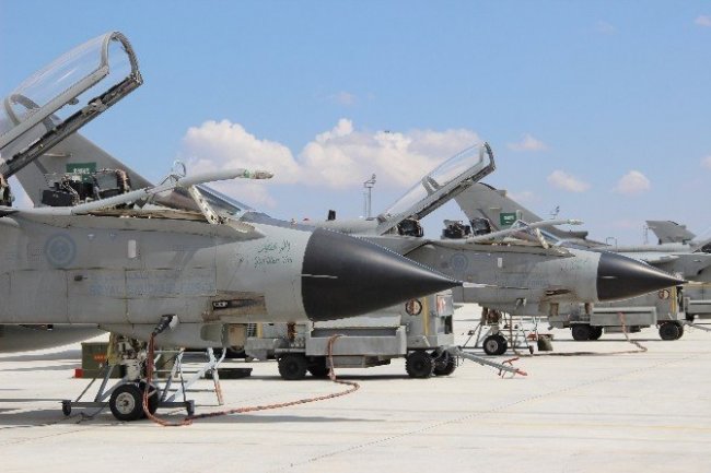 Konya'daki Suudi savaş uçaklarında dikkat çeken detay
