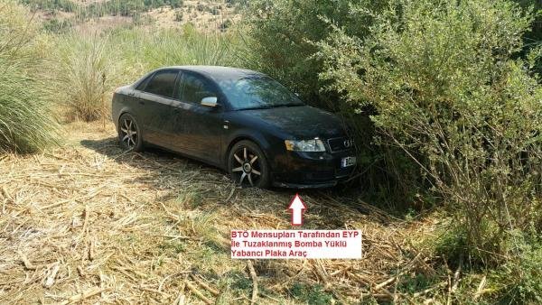 Diyarbakır'da yabancı plakalı bomba yüklü araç ele geçirildi