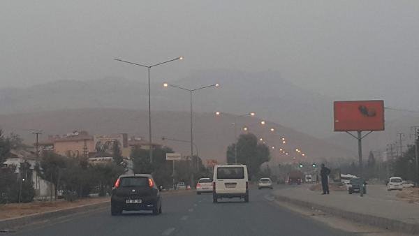 Mardin'de toz fırtınası paniği