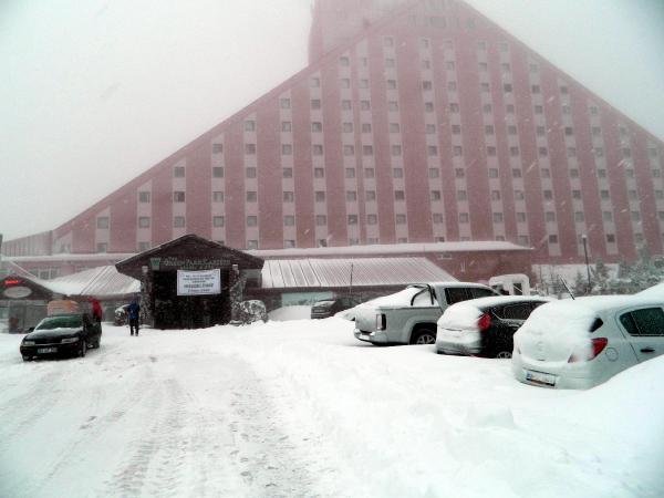 Kartepe'de yoğun kar yağışı