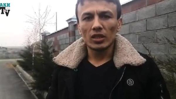 Sosyal medyada suçlanan Kırgız açıklama yapdı