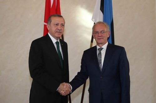 Cumhurbaşkanı Erdoğan, Estonya Parlamentosu’nu ziyaret etti